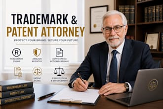 be your US trademark attorney and patent attorney, amazon brand registry