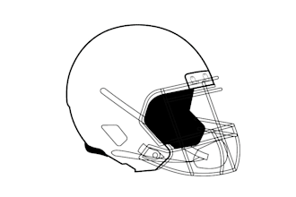 create american football illustration