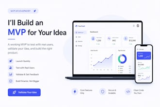 build an mvp of your idea as a saas product