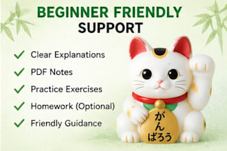 teach japanese n5 from beginner to jlpt with easy lessons