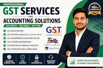 file gst return, gst registration, and tally bookkeeping