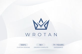 design a luxury business logo for your startup