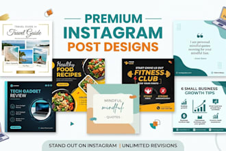 design professional social media posts