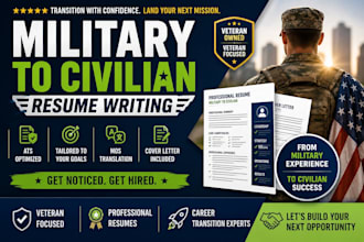 write military to civilian resume with mos translation for transitioning veteran