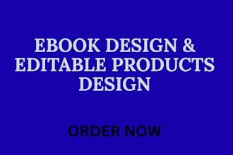 create ebook design, editable canva, lookbook, ebook
