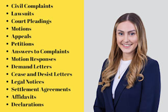 your civil lawyer in california, ny for lawsuit, litigation, consultation,pro se
