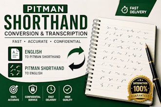 convert english into shorthand and shorthand into english