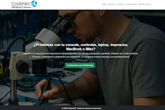create a profesional mobile and with contact  landing page