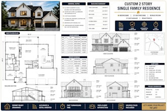 draw floor plan house plans blueprint and permit drawings in autocad