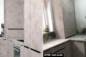 turn your cad kitchen render into a photoreal image in 48 hours