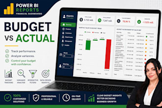 create budget vs actual power bi dashboard
