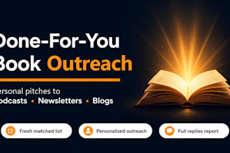 do book marketing outreach to podcasts newsletters and blogs