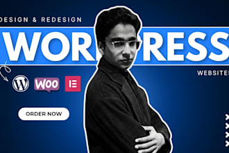 design, build, redesign, develop, clone, update, or customize wordpress website