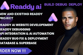 saas readdy ai website fix readdy ai webapp replit ai debugging api integration