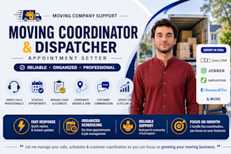 be your moving dispatcher and customer support