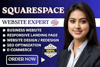 squarespace website design, landing page website for healthcare, peptide clinics