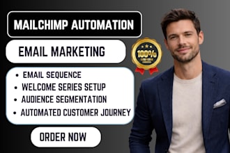 setup mailchimp automation welcome series audience segmentation email sequence