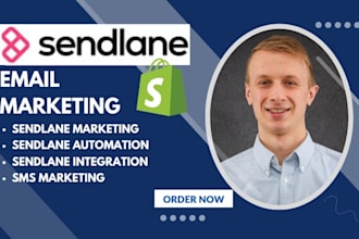 setup sms sendlane ecommerce email marketing automation migration flow