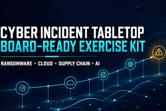 create a board ready cyber incident tabletop exercise kit