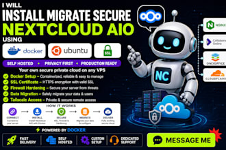 fix setup install migrate nextcloud aio owncloud on vps docker ubuntu ssi vps