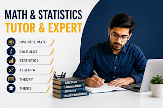 discrete math, algebra, statistics, probability, dissertation, thesis