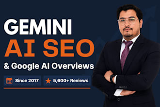 rank your business on gemini and google ai overviews with ai SEO