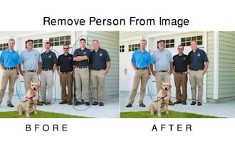 do remove unwanted people from photos professionally