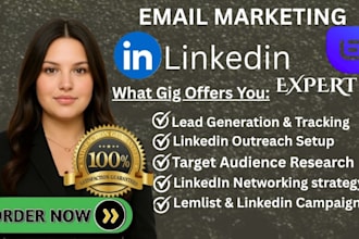manage your linkedin social media outreach campaign leads generation