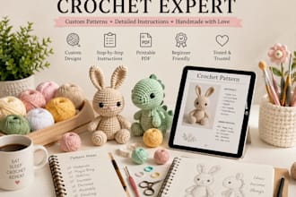 do digital customize crochet patterns for you