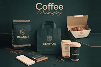 do a unique business logo with full branding kit
