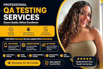 qa testing, app testing, website testing