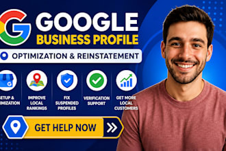 setup google my business fix suspended gmb reisntate business profile suspension