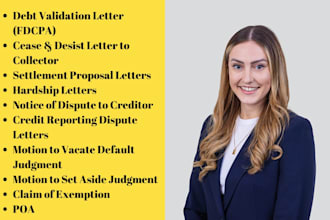 handle debt collection disputes,demand letter,legal letter,debt lawsuit in ny,ca