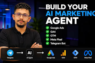 build an ai telegram bot for google ads ga4 and GTM
