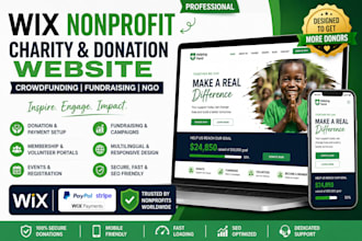 design converting nonprofit charity donation crowdfunding foundation ngo website