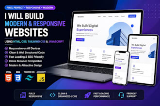 develop a responsive frontend website