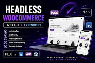 build a lightning fast headless woocommerce website with next js