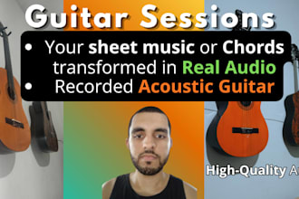 record acoustic guitar your songs for folk, bossa nova genres