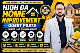 build home décor backlinks through high da home improvement guest posts