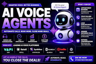 build ai voice agent, ai calling agent, ai receptionist for cold calling