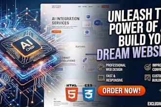 create a professional landing page