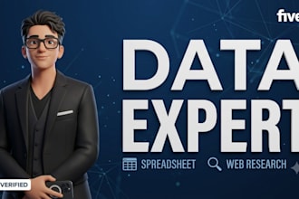 do real estate data entry, skip tracing, and web research in excel