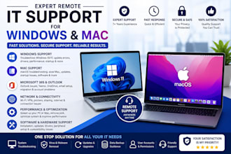 provide expert IT support for windows mac and microsoft 365