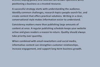 write SEO blog posts