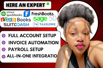 automate quickbooks xero zoho books odoo freshbooks sage 50 karbon API workflows