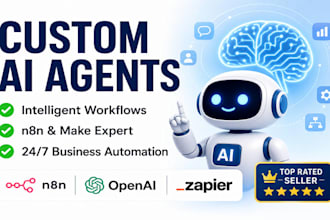develop custom intelligent ai agents for business workflow automation with n8n