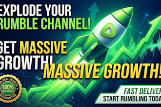 do organic rumble promotion rumble video promotion
