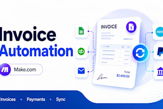 automate invoice and accounting with make com and pennylane