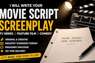 write screenplay, movie script writing, script writing as movie script writer