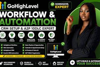 build gohighlevel website, landing page, sales funnel and a2p 10dlc setup